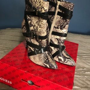 Guess Ankle Heeled Boots